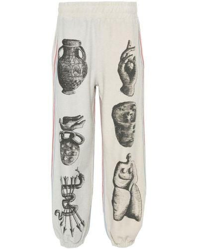 UNTITLED ARTWORKS Sweats Reversed Track Trousers - White