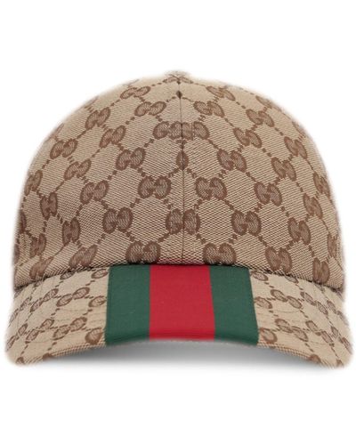 Gucci Gg-Canvas Baseball Hat - Natural