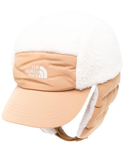 The North Face Cragmont Faux-shearling Winter Cap - Natural