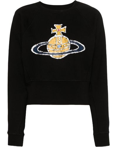 Vivienne Westwood Orb-Print Sweatshirt - Black