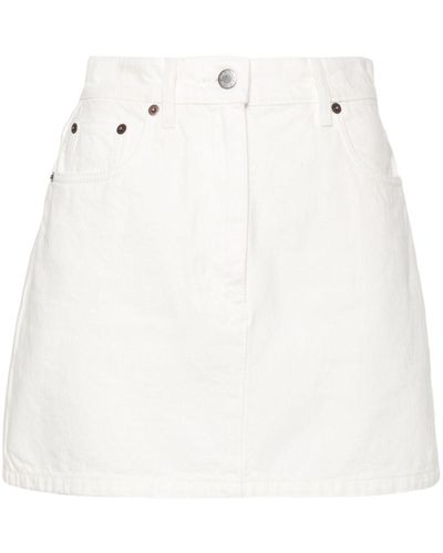 Prada Denim Skirt - White