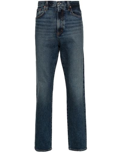 Agolde Five-Pocket Tapered Jeans - Blue