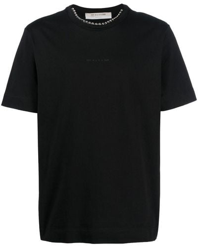 1017 ALYX 9SM Logo-Print Short-Sleeve T-Shirt - Black