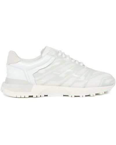 Maison Margiela 50-50 Lace-Up Trainers - White