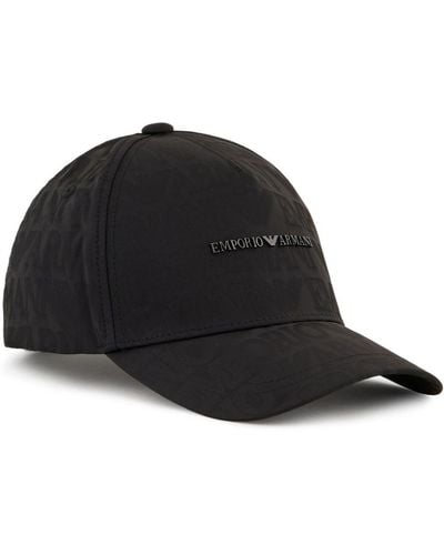 Emporio Armani Caps & Hats - Black