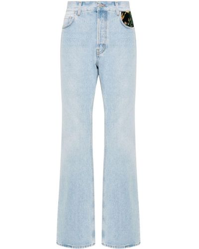Séfr Rider Cut High-Rise Flared Jeans - Blue