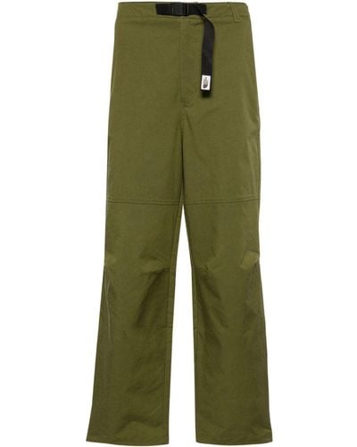 The North Face Logo-Embroidered Pants - Green