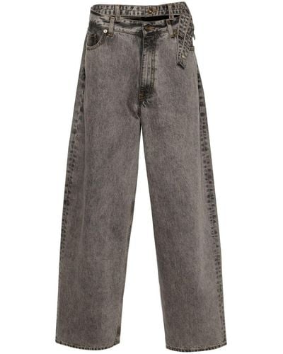 Y. Project Evergreen Loose-Fit Jeans - Gray
