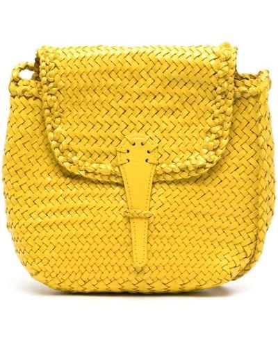Dragon Diffusion City Leather Mini Bag - Yellow