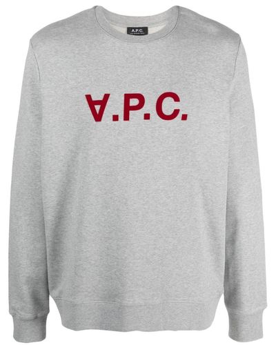 A.P.C. Viva Cotton Sweatshirt - Grey