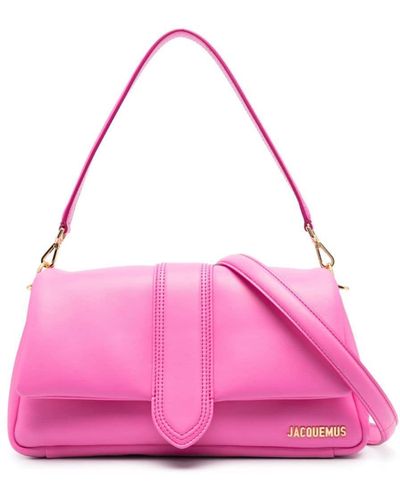 Jacquemus Le Bambimou Leather Shoulder Bag - Pink