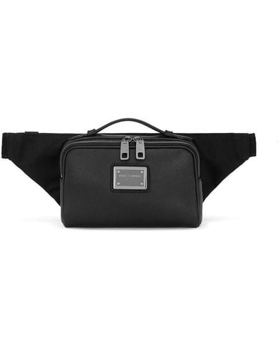 Dolce & Gabbana Logo-Tag Belt Bag - Black