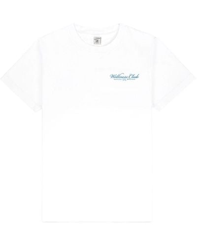 Sporty & Rich 1800 Health Cotton T-Shirt - White