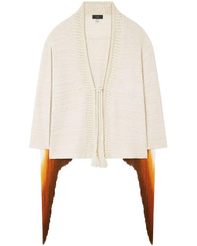 Alanui Bright Hues Fringed Cardigan - Natural