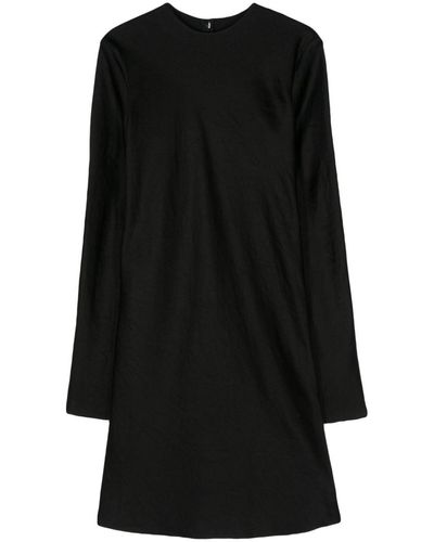 GIA STUDIOS Satin Mini Dress - Black