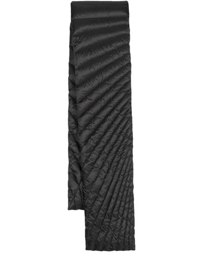 Moncler X Rick Owens Quilt-Padded Scarf - Black