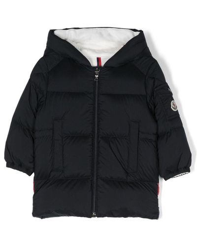 Moncler Quilted Hooded Puffer Jacket - Black