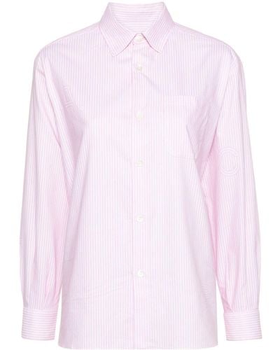 A.P.C. Sela Striped Cotton Shirt - Pink