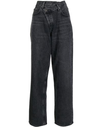 Agolde Crossover Straight-leg Jeans - Blue