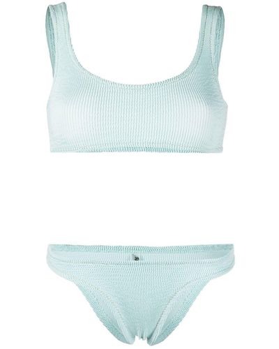Reina Olga Ginny Scrunch Bikini Set - Blue