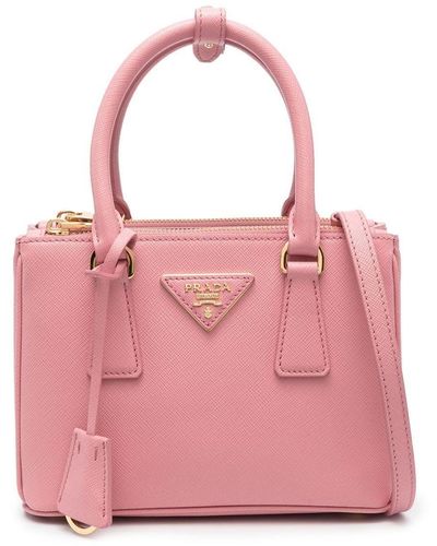 Prada Galleria Saffiano Leather Mini-bag - Pink