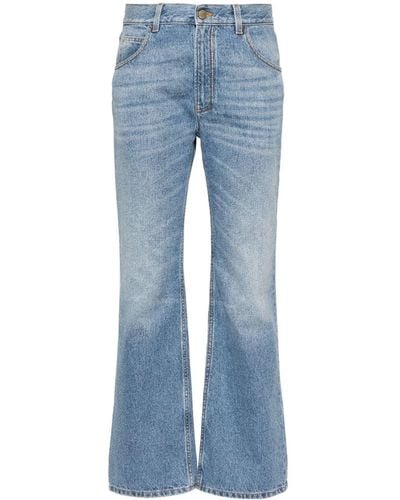 Chloé Mid-Waisted Bootcut Jeans - Blue
