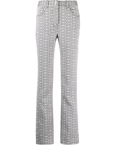 Givenchy 4G Jacquard Jeans - White
