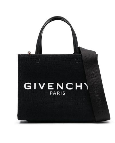 Givenchy Mini G Canvas Tote Bag - Black