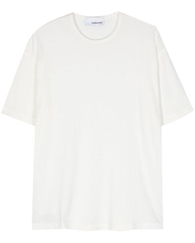 Costumein Crepe Cotton T-Shirt - White