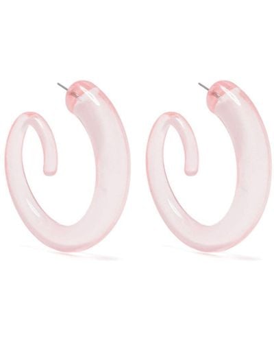 GIMAGUAS Amelia Twirl Earrings - Pink