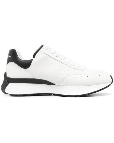 Alexander McQueen Panelled Chunky Trainers - White