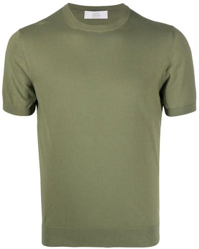 Mauro Ottaviani Short-Sleeve Cotton T-Shirt - Green