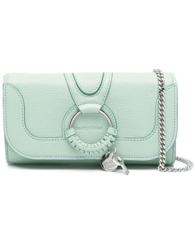 See By Chloé Hana Chain-Strap Shoulder Bag - Green