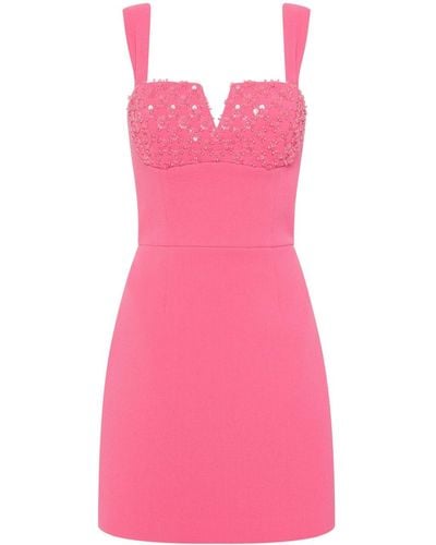 Rebecca Vallance Marie Sequin-Embellished Dress - Pink
