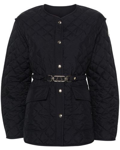 Moncler Corinto Padded Quilted Jacket - Black