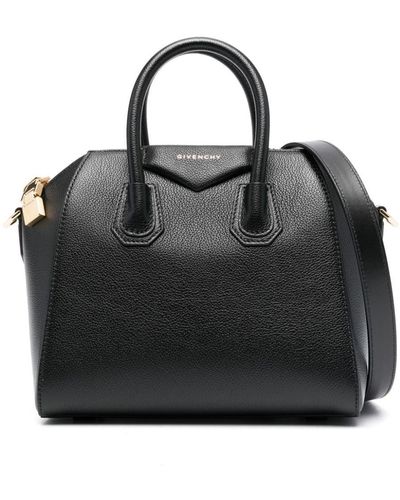 Givenchy Mini Antigona Leather Tote Bag - Black
