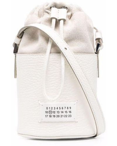 Maison Margiela Mini 5ac Bucket Bag - White