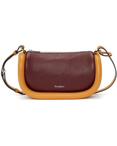 JW Anderson Bumper 12 Leather Shoulder Bag - Brown