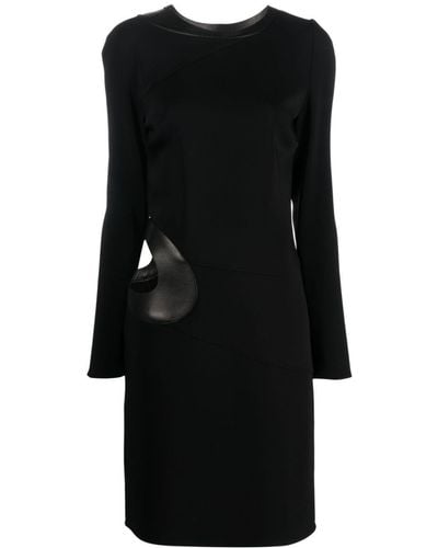 Tom Ford Cut-Out Long-Sleeved Dress - Black