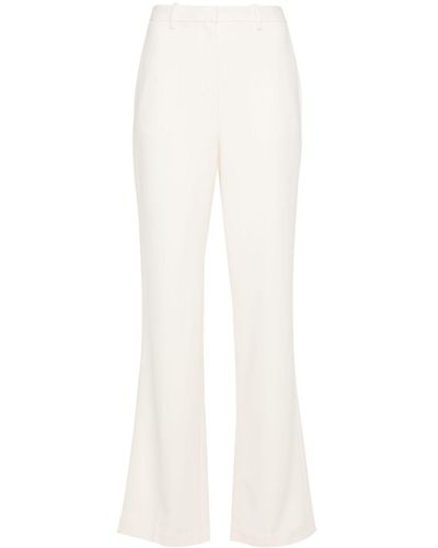 Theory Pressed-Crease Trousers - White