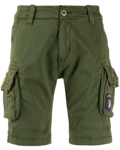 Alpha Industries Cargo Pocket Shorts - Green