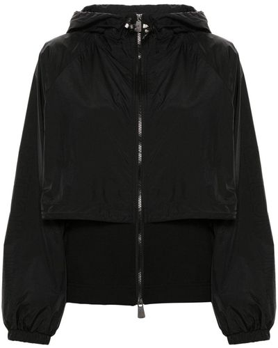 3 MONCLER GRENOBLE Layered Hooded Jacket - Black