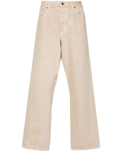 sunflower Wide Twist Jeans - Natural