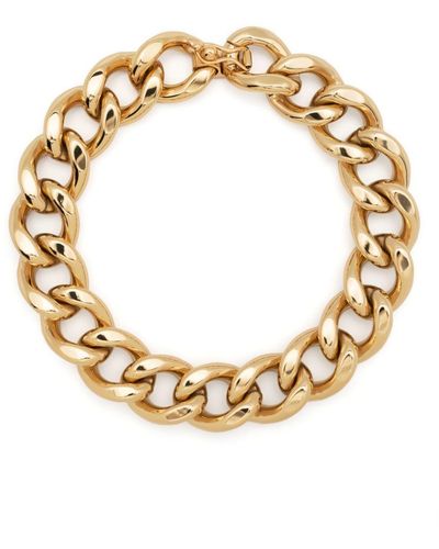 Isabel Marant Chunky Curb-Chain Necklace - Metallic