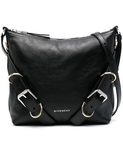 Givenchy Voyou Leather Crossbody Bag - Black