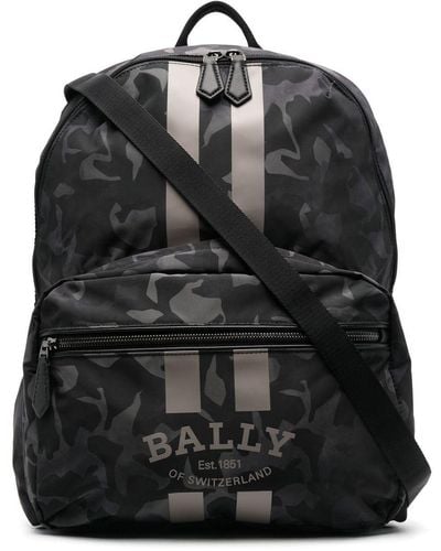 Bally Fixie Camouflage-print Backpack - Black
