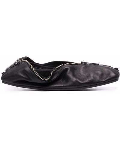 MM6 by Maison Martin Margiela Flat Shoes Black