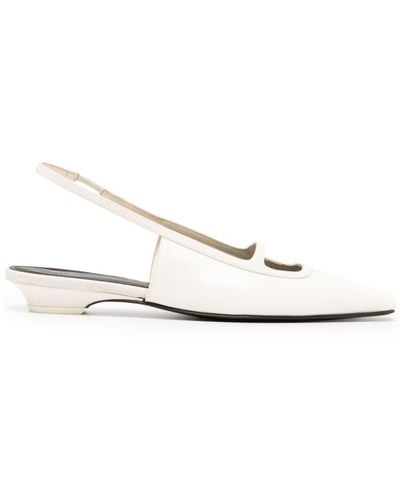 Neous Sabik 30Mm Leather Sandals - White