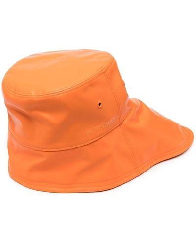 Burberry Logo-print Fisherman Hat - Orange