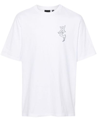 Daily Paper Reflection Cotton T-Shirt - White